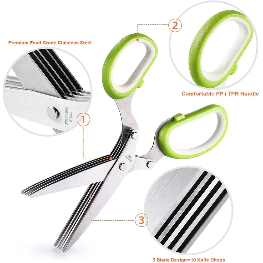 Herb Vegetable Kitchen Scissors