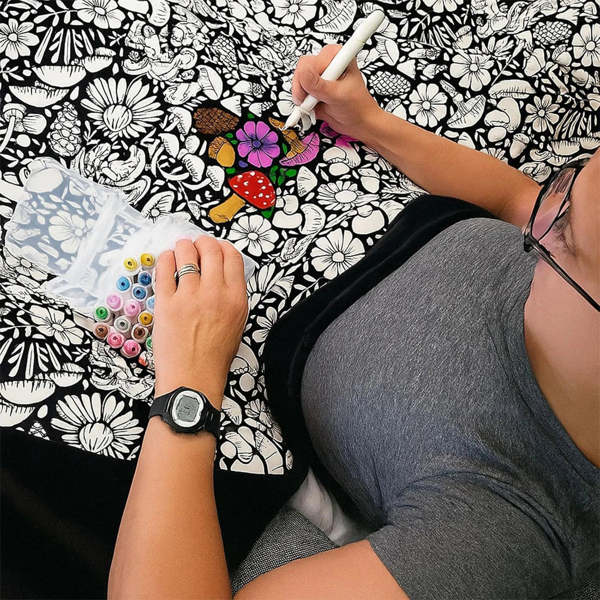DIY Coloring Blanket